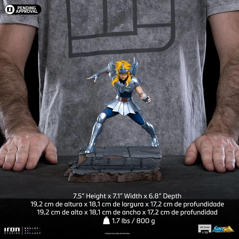 Voucher De Reserva Cygnus Hyoga Saint Seiya Art Scale Iron