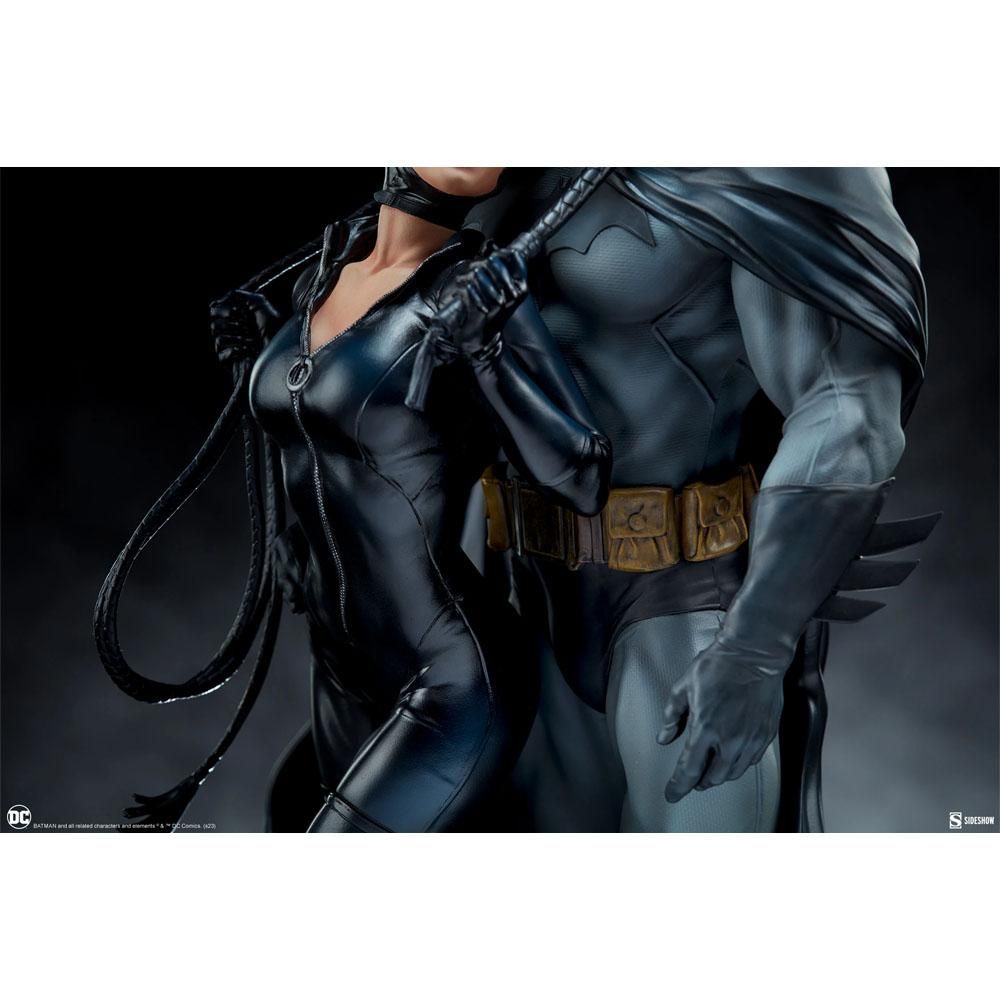 Batman And Catwoman Diorama Dc Comics Sideshow Na Geek Show Colecionáveis 0200