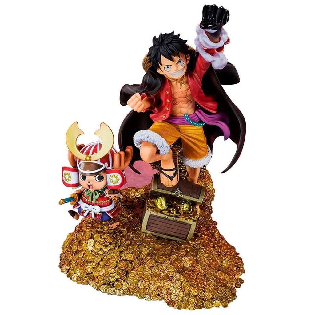 Boneco custom One Piece Monkey D Luffy filme tv desenho série Anime