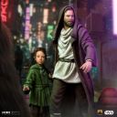 OBI-WAN AND YOUNG LEIA DELUXE ART SCALE 1/10 - STAR WARS - IRON STUDIOS