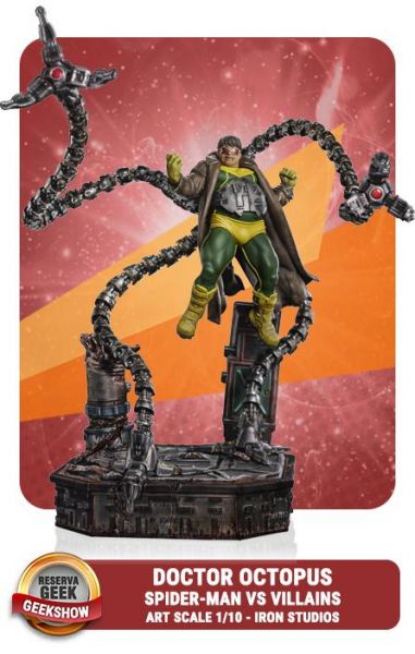 Doctor Octopus Escala 1/10 Exclusivo CCXP 2016 - Iron Studios - Toyshow  Tudo de Marvel DC Netflix Geek Funko Pop Colecionáveis