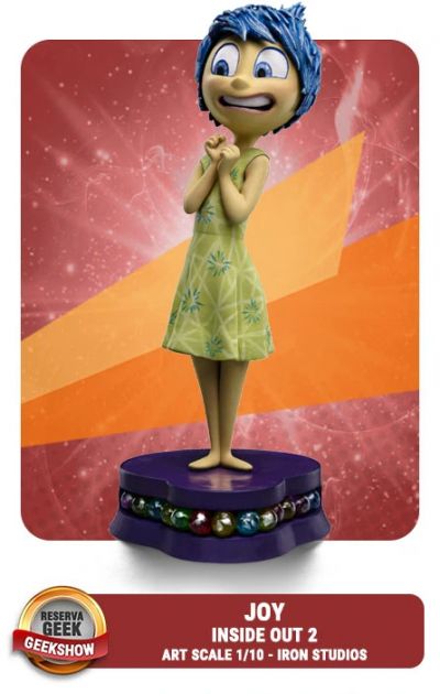 VOUCHER DE RESERVA JOY - INSIDE OUT 2 - ART SCALE 1/10 - IRON STUDIOS