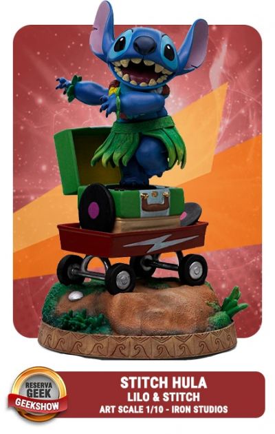 VOUCHER DE RESERVA STITCH HULA - DISNEY CLASSICS - ART SCALE 1/10 - IRON STUDIOS