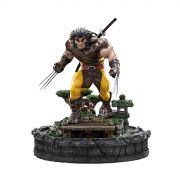 WOLVERINE UNLEASHED DELUXE ART SCALE 1/10 - MARVEL COMICS - IRON STUDIOS